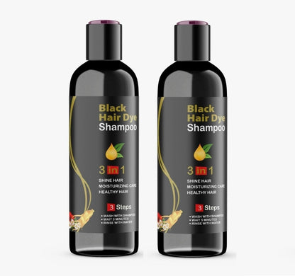 BLOSDREAM 3 in 1 Black Hair Shampoo (Ammonia Free) | Buy 1 Get 1 Free